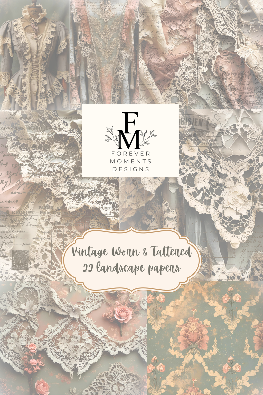 Vintage Worn & Tattered