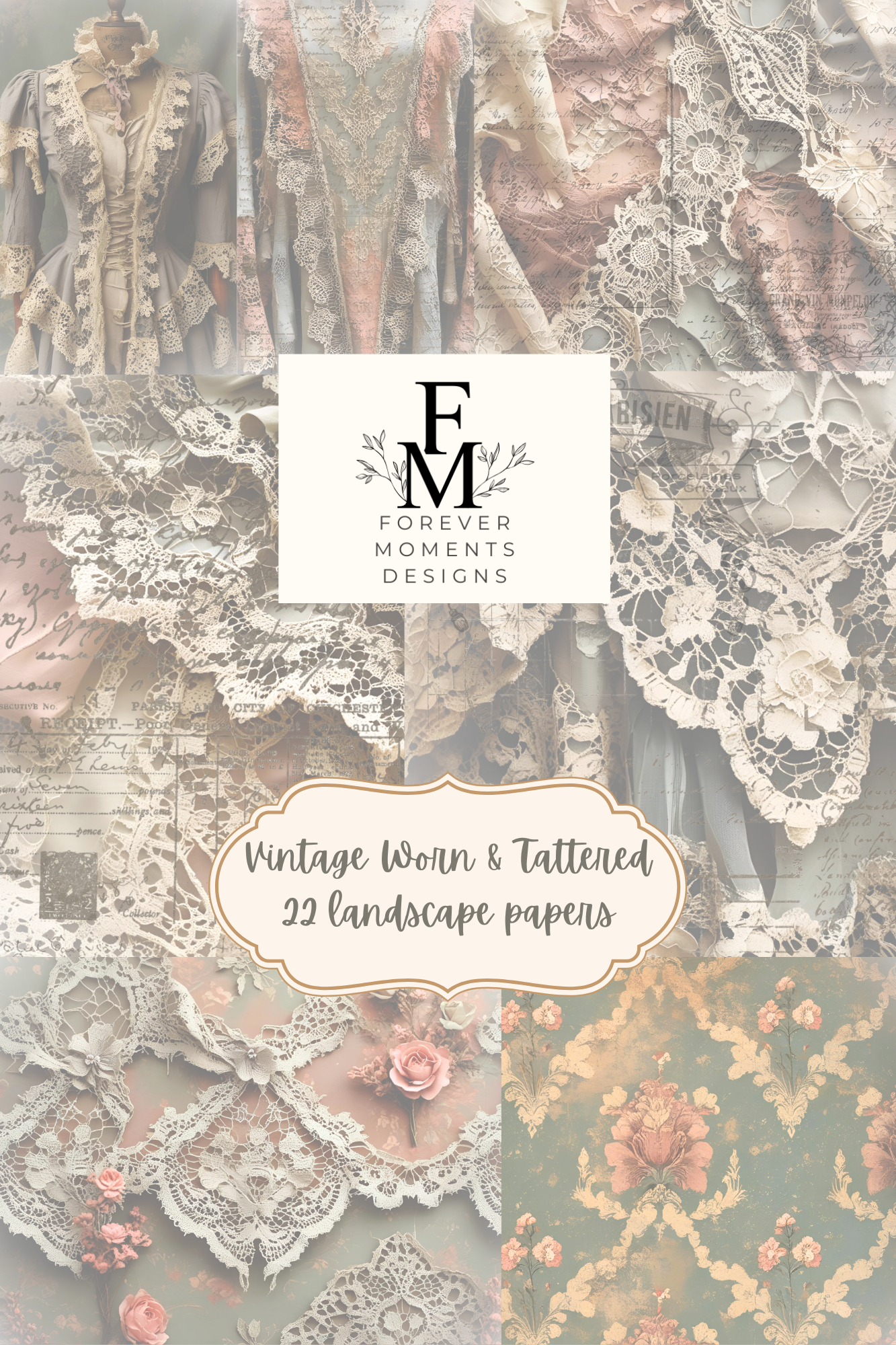 Vintage Worn & Tattered