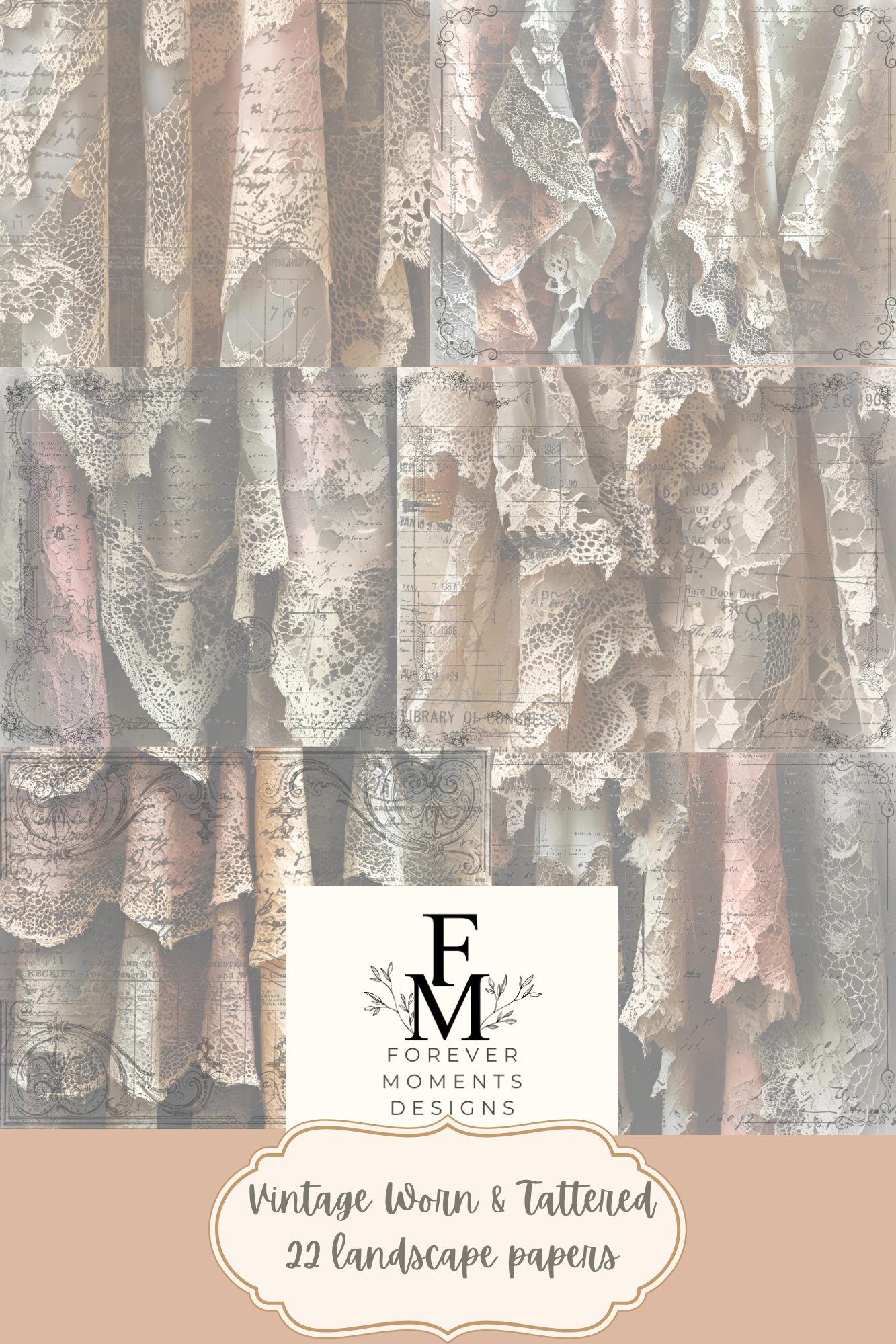 Vintage Worn & Tattered