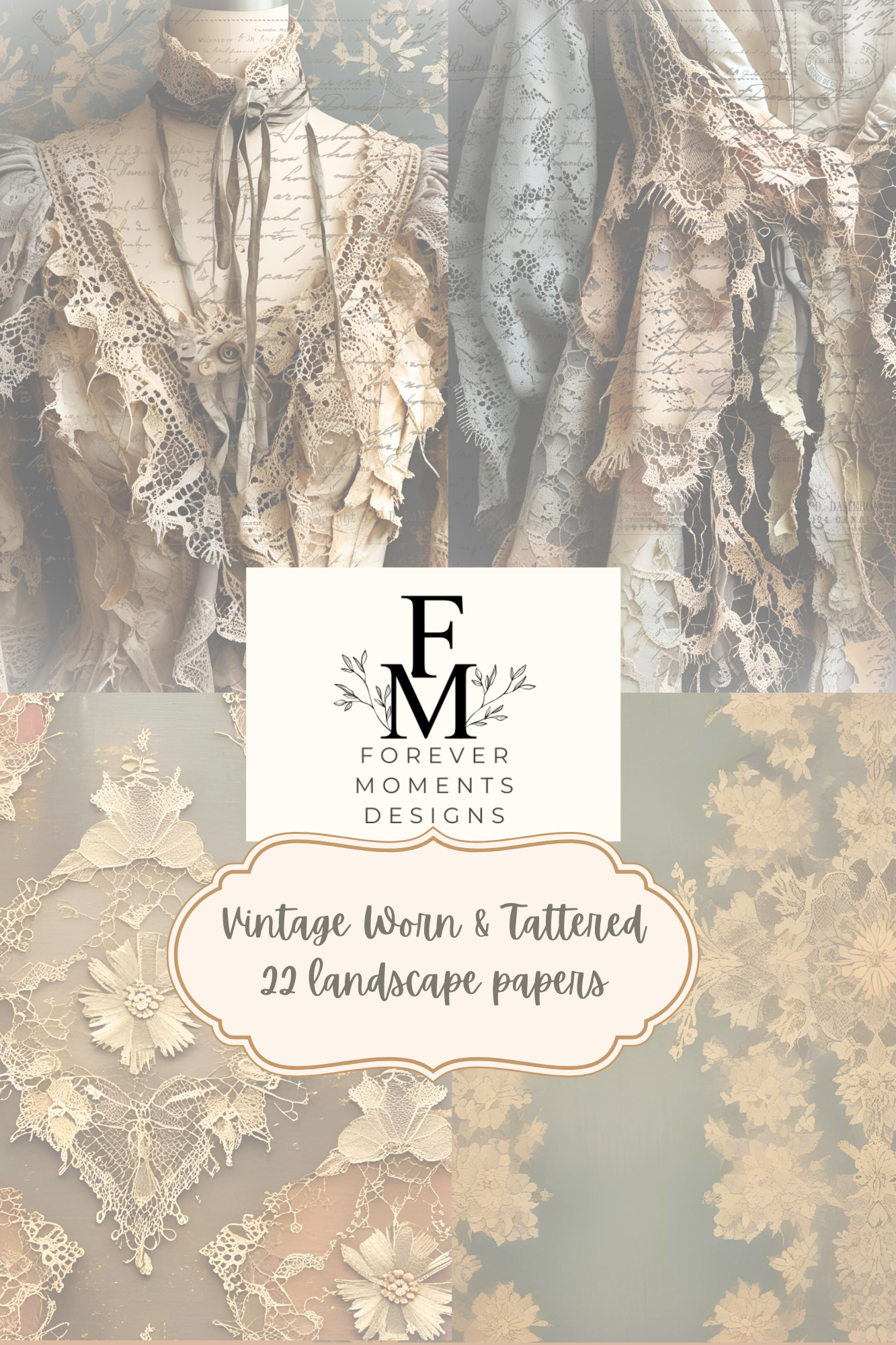 Vintage Worn & Tattered