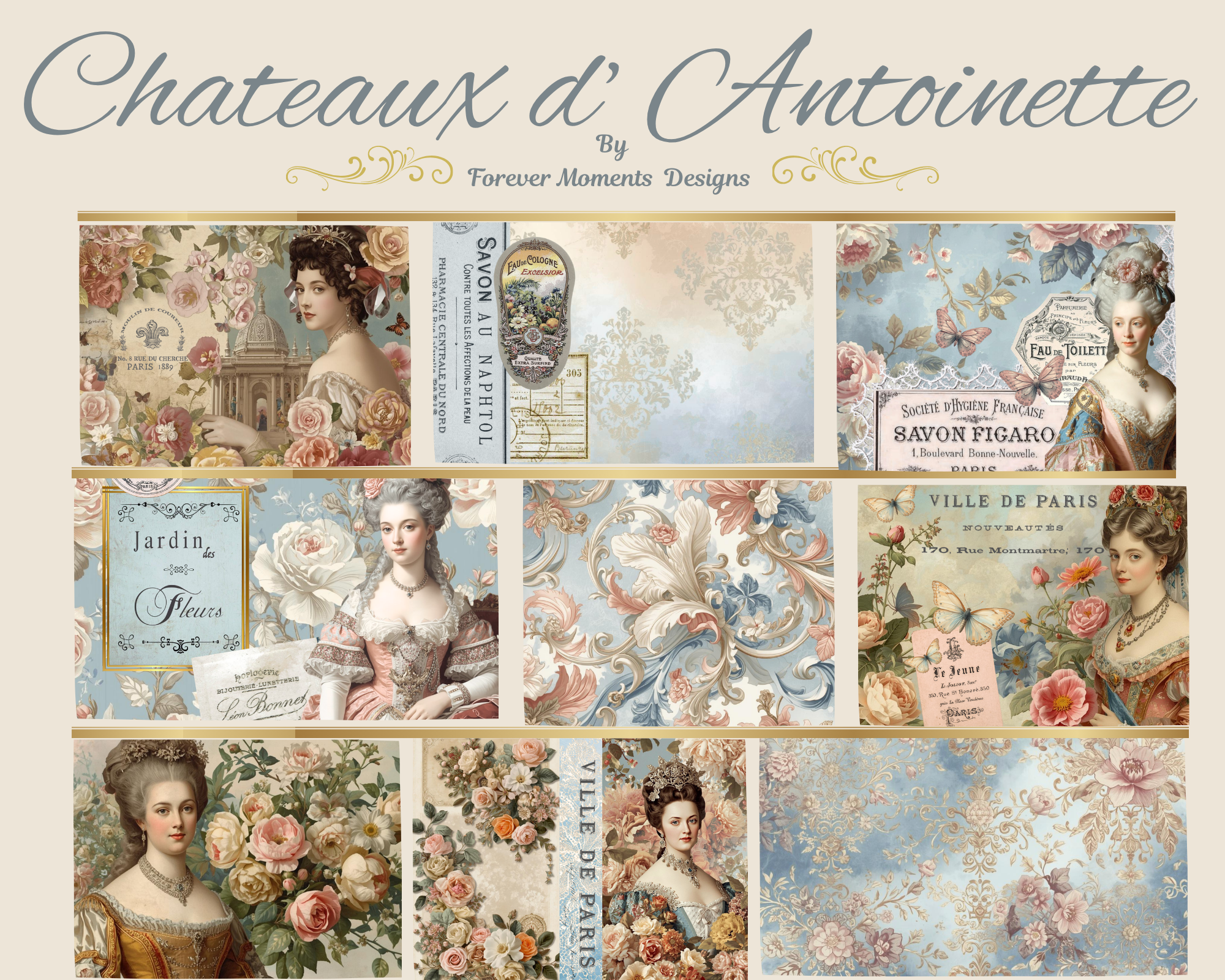 Chateaux d' Antoinette digital kit