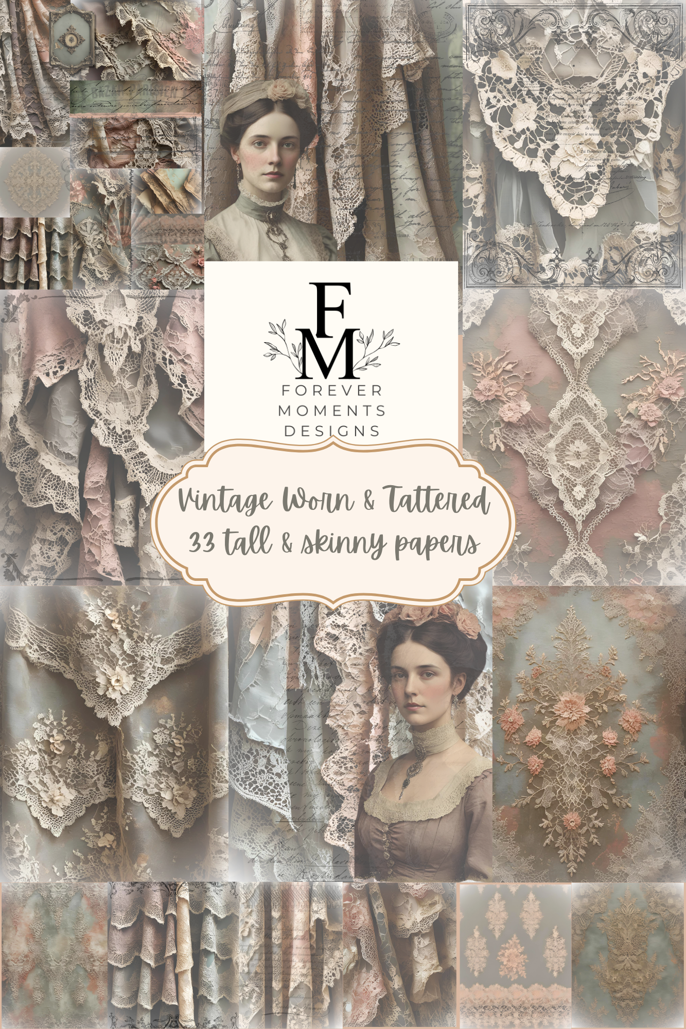 Vintage Worn & Tattered