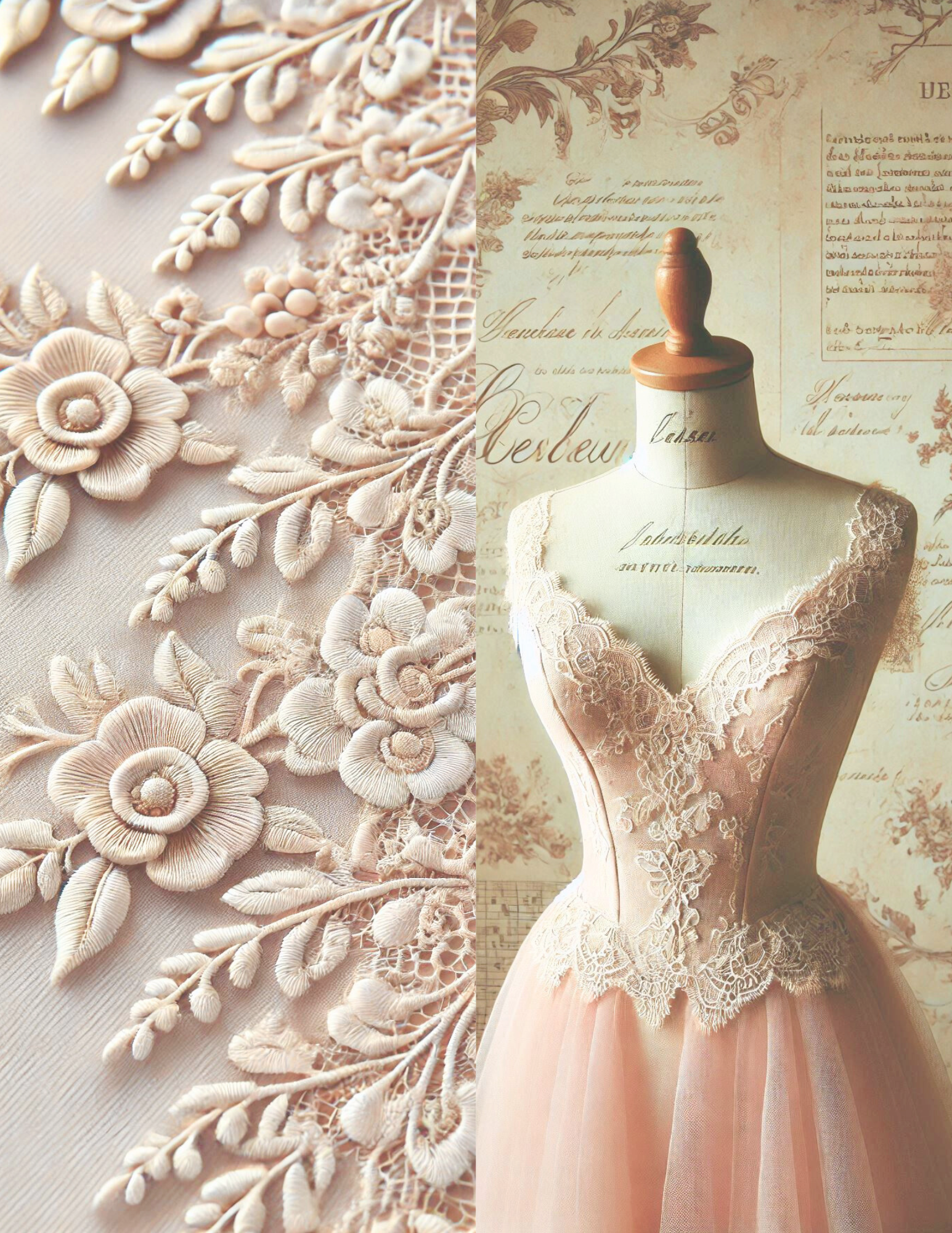 The Vintage Dressmaker Tall & Skinny digital papers