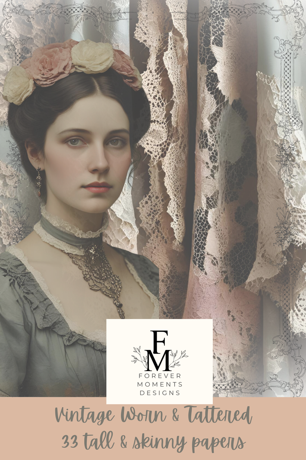 Vintage Worn & Tattered