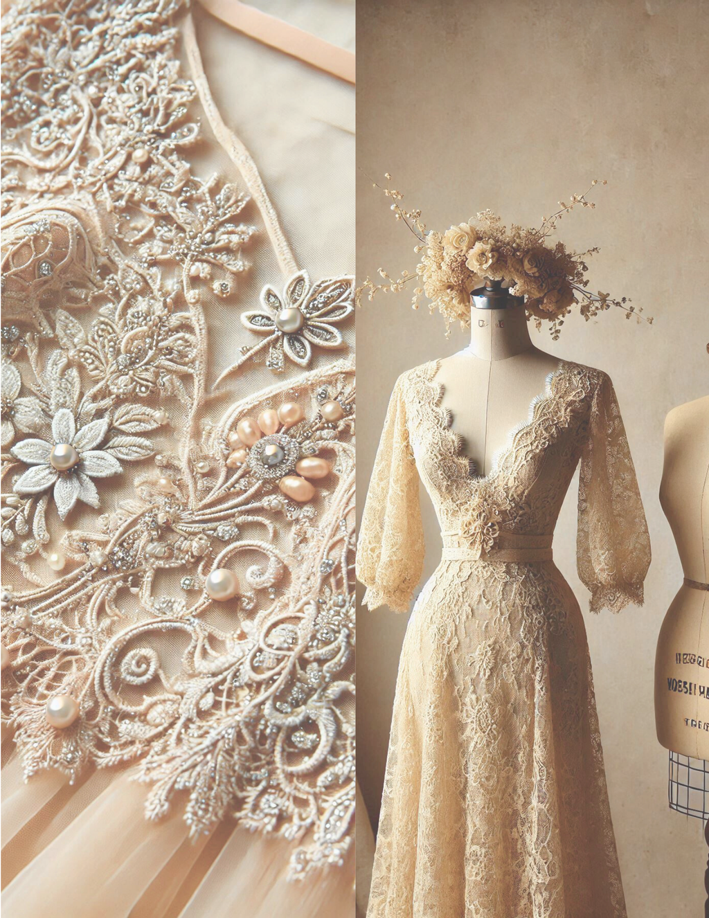 The Vintage Dressmaker Tall & Skinny digital papers