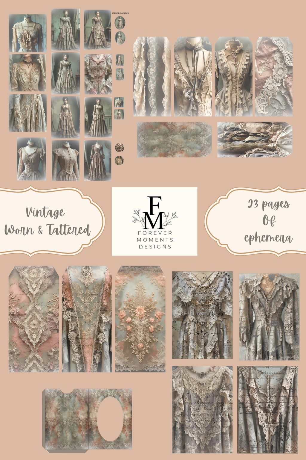 Vintage Worn & Tattered