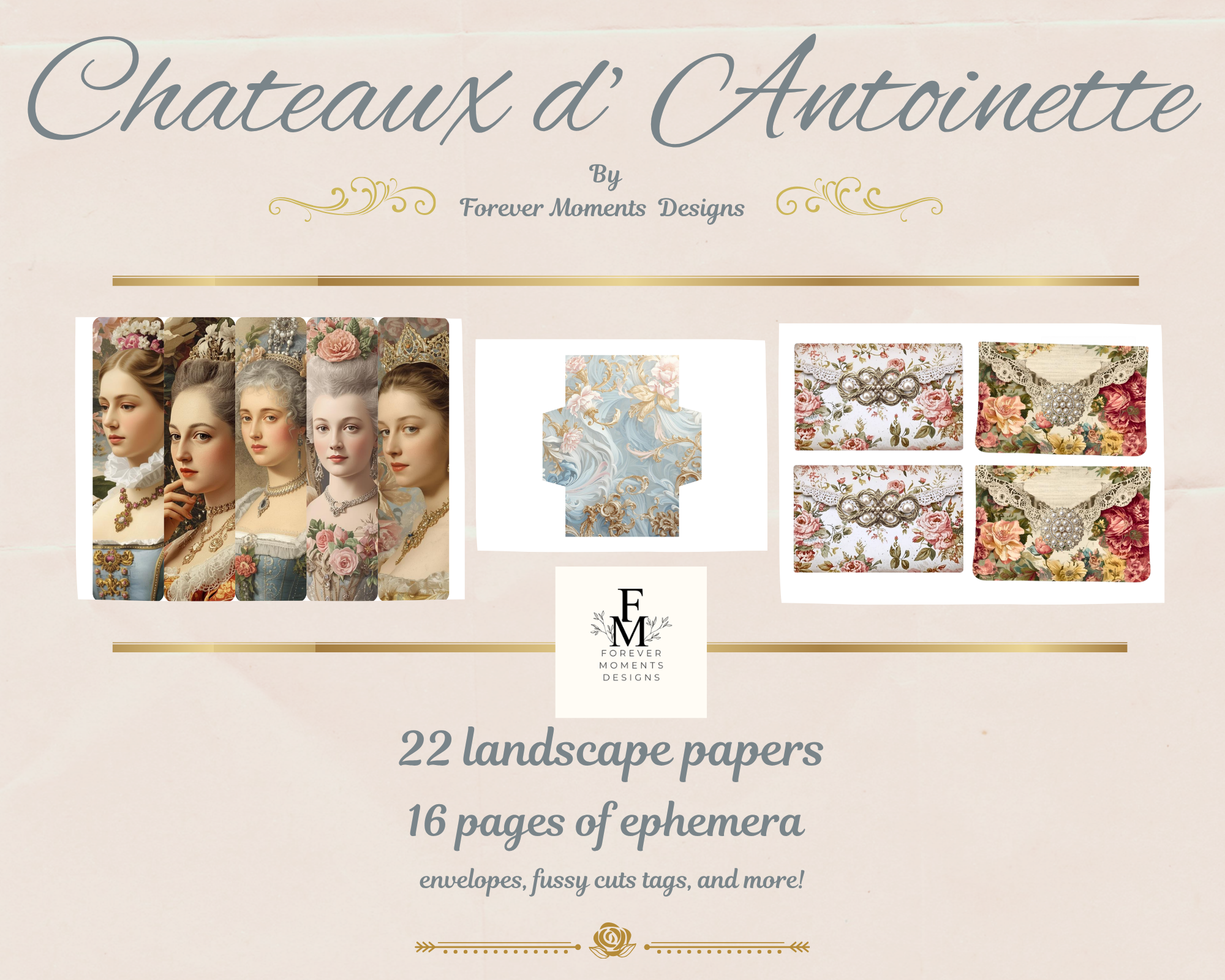 Chateaux d' Antoinette digital kit