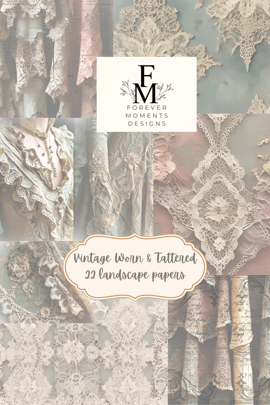 Vintage Worn & Tattered